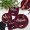 Graduation decorations 2026 Graduation Party Supplies Maroon Disposable Paper Plates Luncheon Napkins Cocktail Napkins for Congrats Grad Party Decorations, Serve 50